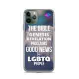 The Bible Proclaims Good News for LGBTQ People // iPhone Case
